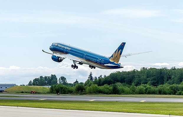 National flag carrier Vietnam Airlines is scheduled to conduct the first flight to repatriate Vietnamese people home from Ukraine. Photo: VNA