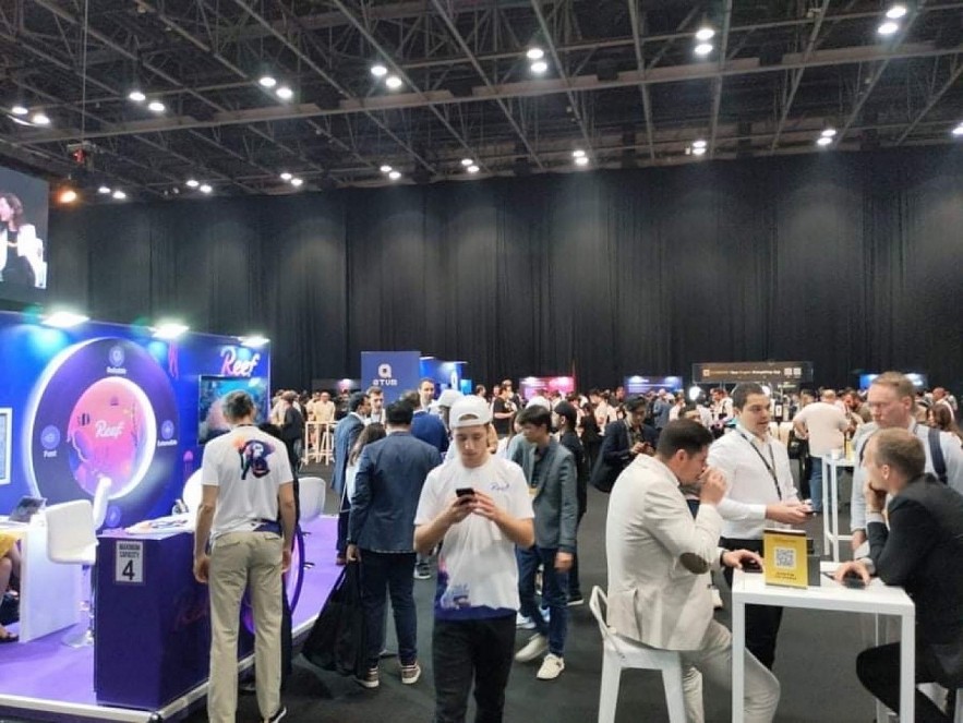 Vietnamese projects impress int’l community at Binance Blockchain Week 2022 in Dubai. Photo: VOV