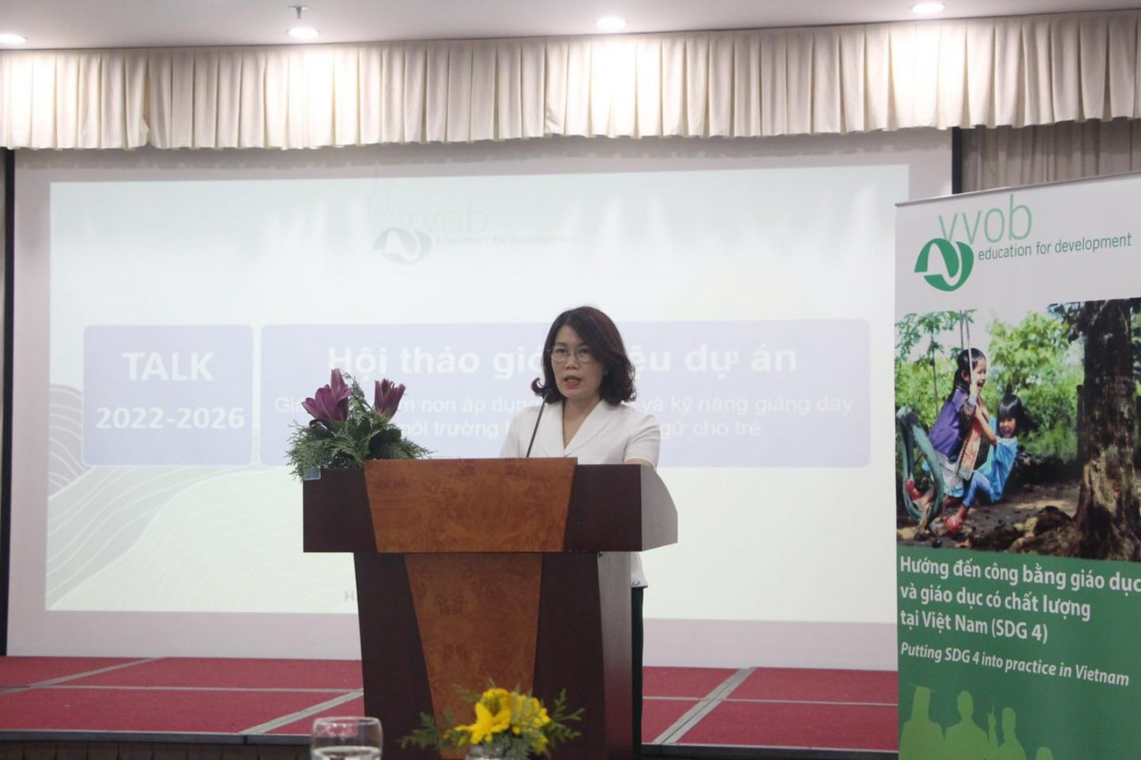 Hoang Thi Dinh, deputy director of the MoET's Early Childhood Education Department