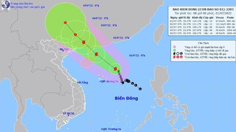 vietnam news today jul 2 tropical storm chaba picks up strength as it moves northwest