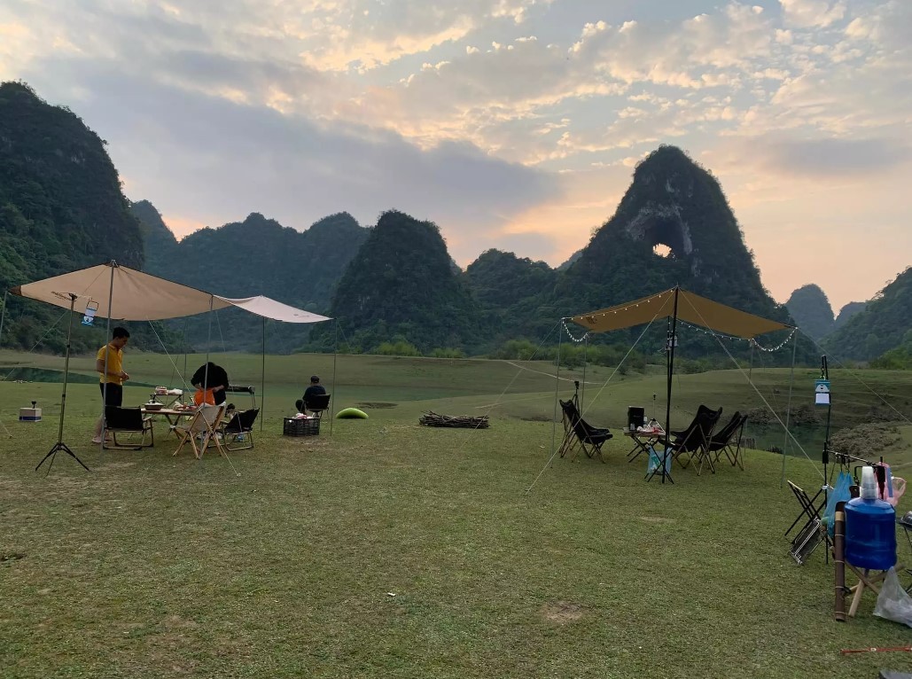 6 Beautiful Green Camping Spots in Cao Bang