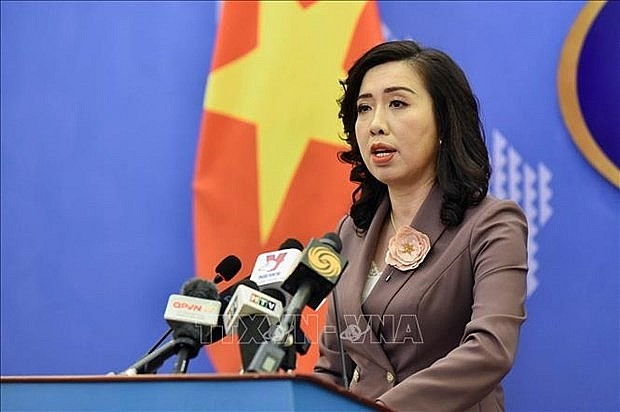 Spokeswoman of the Vietnamese Ministry of Foreign Affairs Le Thi Thu Hang. Photo: VNA