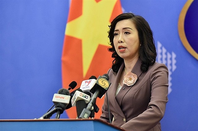 Spokeswoman of the Vietnamese Ministry of Foreign Affairs Le Thi Thu Hang. (Photo: VNA) 