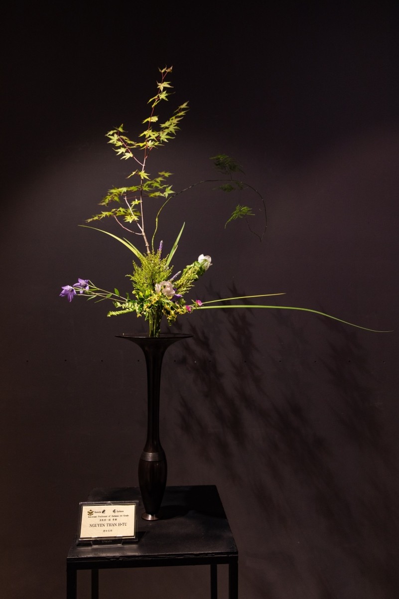 Ikebana Exhibition to Spread the Beauty of Japanese Flower Arrangement