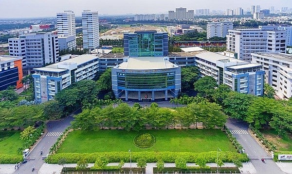 A view of Ton Duc Thang University in HCM City. Photo: VNP