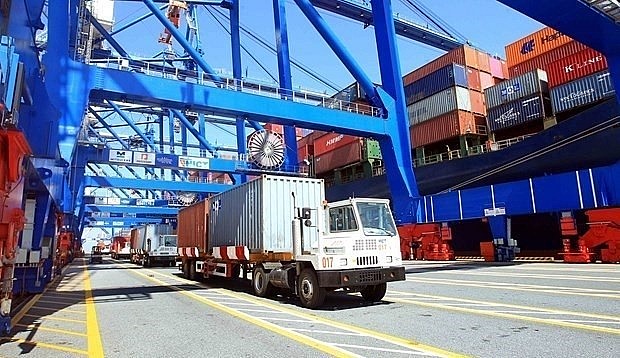 At the Hai Phong port (Photo: VNA)