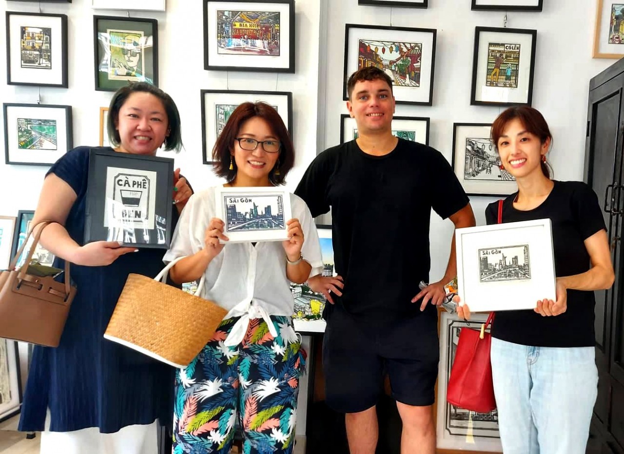 From London to Saigon: Expat Artist Shows His Love for Vietnam in Woodcut Printmaking