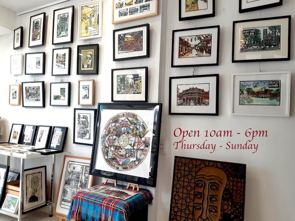 From London to Saigon: Expat Artist Shows His Love for Vietnam in Woodcut Printmaking