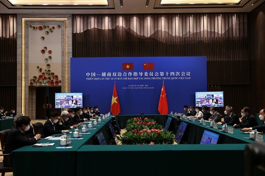 At the 14th meeting of the Steering Committee for Vietnam–China Bilateral Cooperation. Photo: VOV