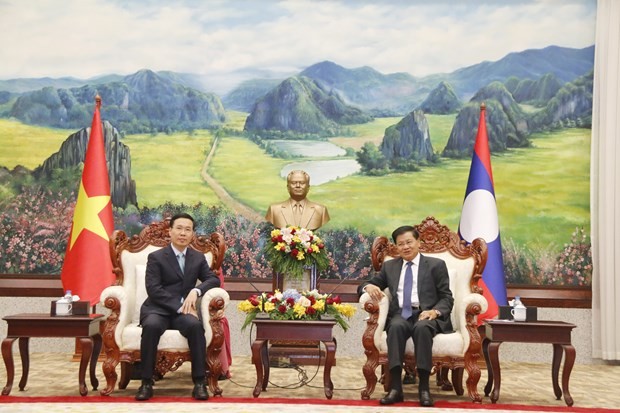 vietnam laos celebrate diplomatic ties with various activities