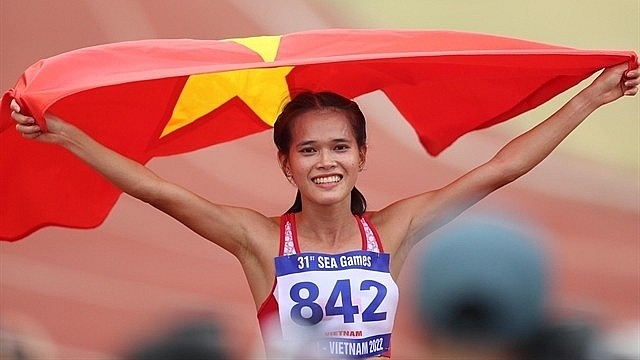 SEA Games champion Pham Thi Hong Le will compete in the 20th ASEAN University Games in Thailand. Photo: VNA