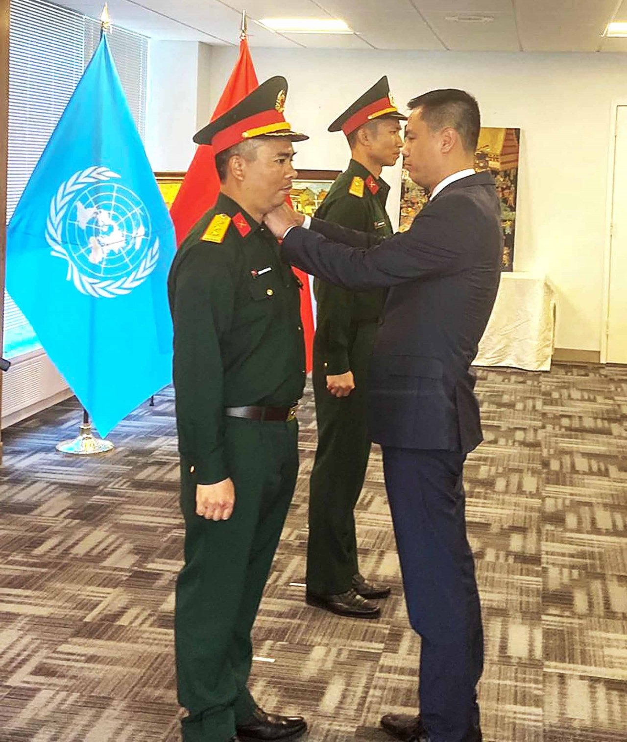 Vietnam’s Military Officers at UN Headquarters Promoted to New Ranks