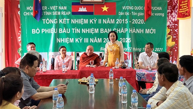 Vietnam - Cambodia Friendship Association Visit Siem Reap's Khmer - Vietnam Association
