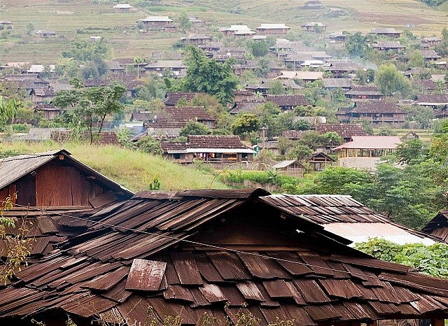 The village has a dreamy landscape, hiding ancient features that create a scene like in a fairy tale.