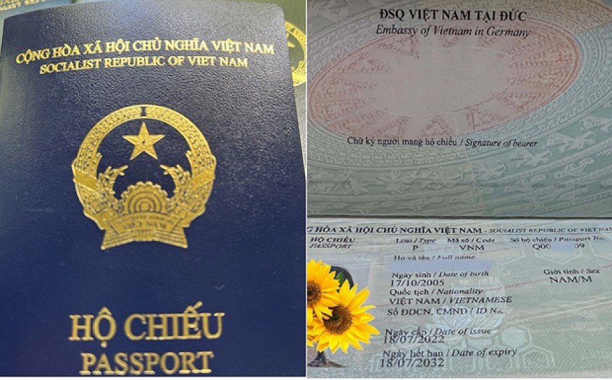 A new style passport. Image source: VNA