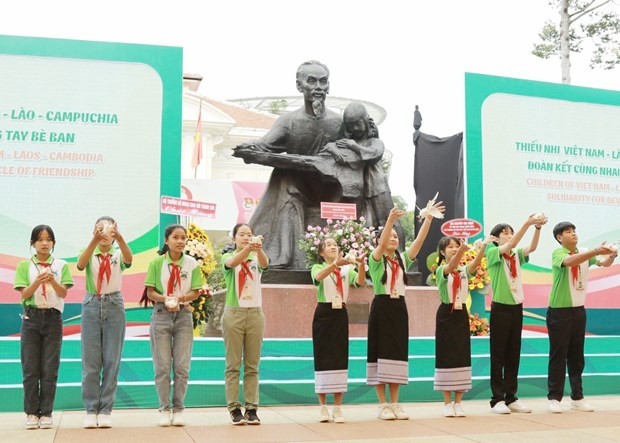 Vietnam, Laos, Cambodia Children Meet for Cultural Exchange in Ho Chi Minh City