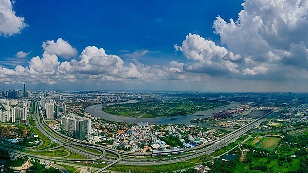 Ho Chi Minh City seen from above (Photo: vneconomy.vn)