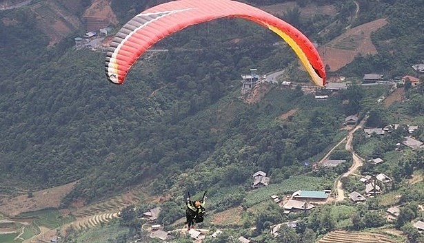 Sports tourism in Lao Cai reels in tourists. Photo: VNA