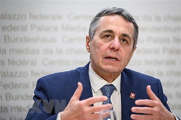 Swiss President Ignazio Cassis (Photo: AFP/VNA)