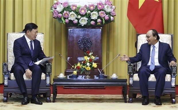 President Suggests Lotte Group Invest More in Vietnam