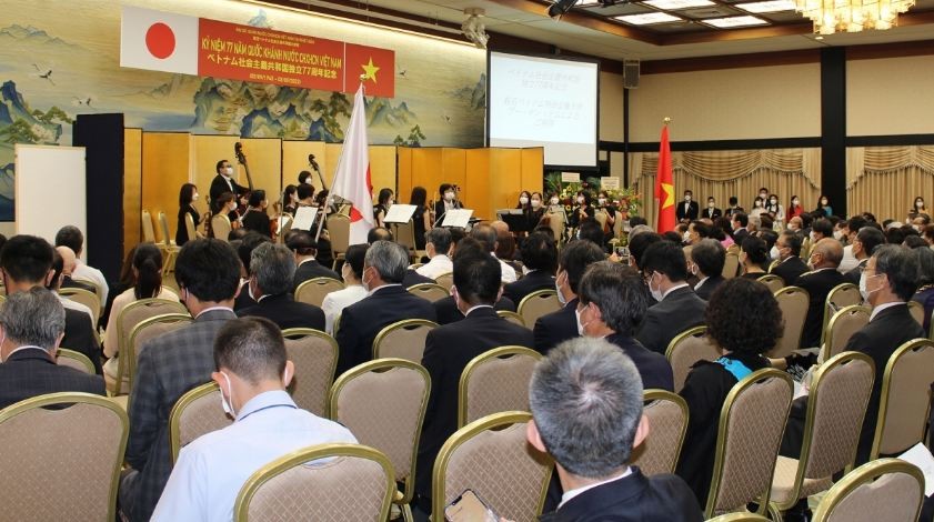 Many Japanese and international officials attend the ceremony. Source: VOV