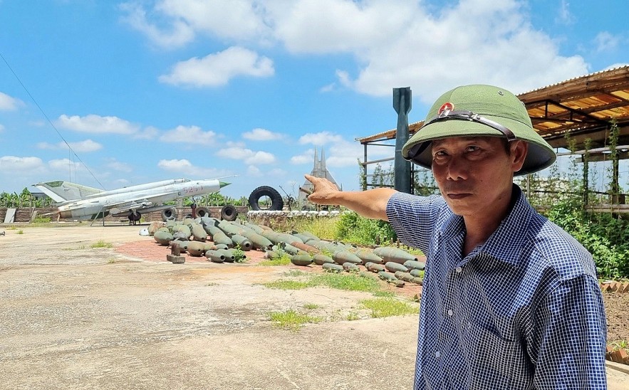 Aircraft and Weapons on Display at Kim Chinh Private Museum in Ninh Binh