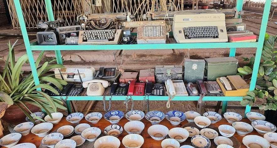 Aircraft and Weapons on Display at Kim Chinh Private Museum in Ninh Binh