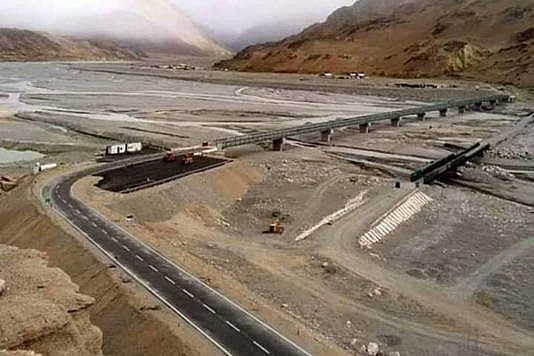 Indian Army's engineering marvel! A bridge over Indus river in Ladakh © Provided by The Statesman