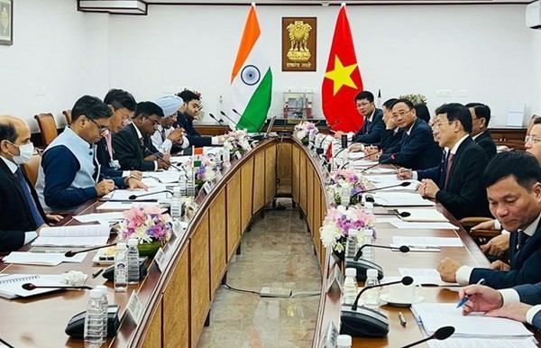 At the second Vietnam-India security dialogue. Photo: ANI