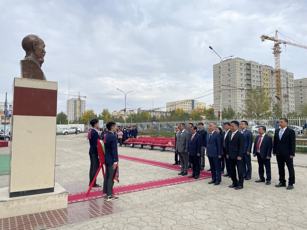 School Named after President Ho Chi Minh in Ulan Bator, Mongolia