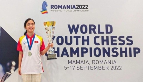 Vietnamese 11th Grader Won Sliver at U16 World Youth Chess Championship