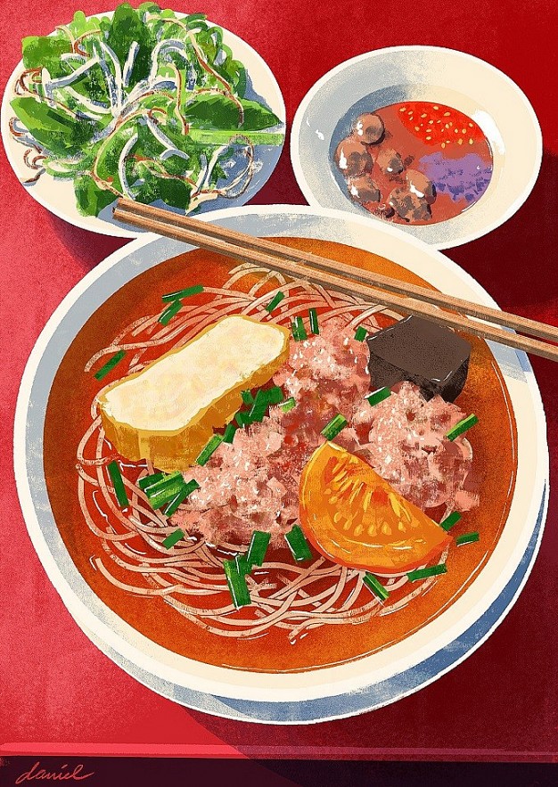 Vietnamese Cuisine as Depicted by Filipino Artistry