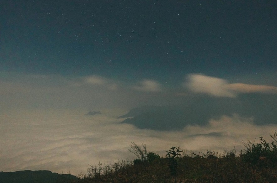 Amazing Milky Way From Cu Nhu San Mountain