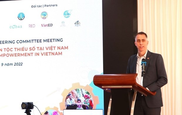 Brian Allemekinders, head of the cooperation department at the Canadian embassy in Vietnam. Photo: VNA
