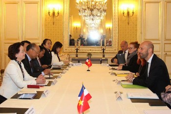 Vietnamese Minister of Home Affairs Busy on Working Trip to France