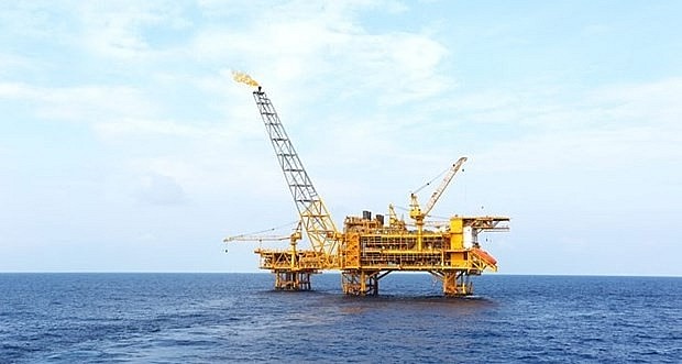 An oil rig of Vietnam in the South China Sea. Photo: PetroVietnam