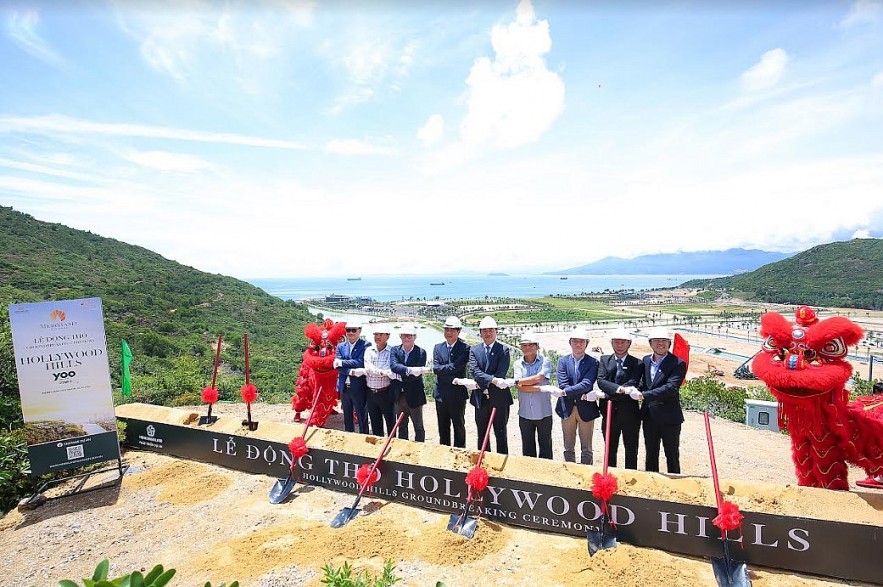 Groundbreaking ceremony of Hollywood Hills subdivision at MerryLand Quy Nhon