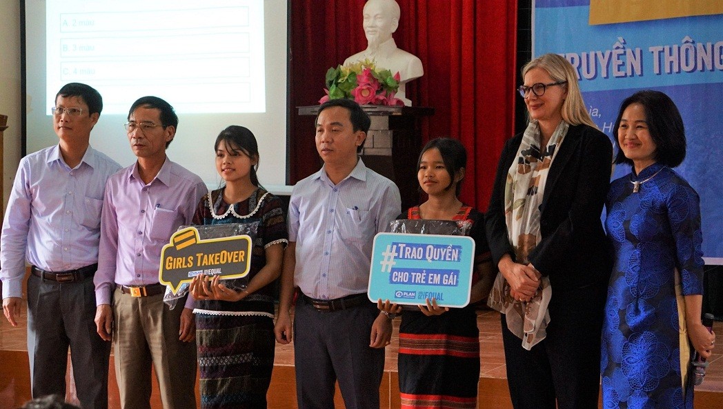 swedish ambassador to vietnam participates in girls takeover series in quang tri