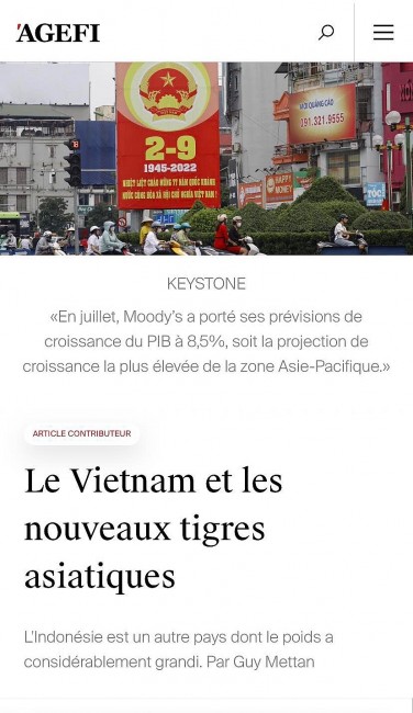 Foreign Press Praises Vietnam as Leading Emerging Economies in Asia