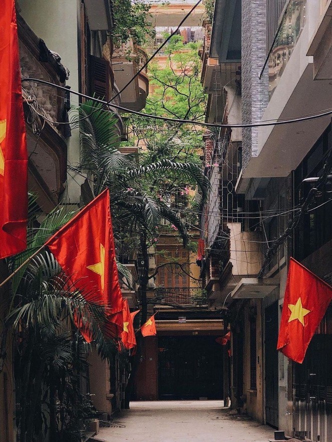 First Sign of Autumn on the Streets of Hanoi