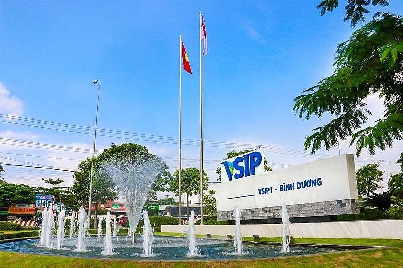 VSIP has become a symbol of economic cooperation between Vietnam and Singapore. Photo: congthuong.vn
