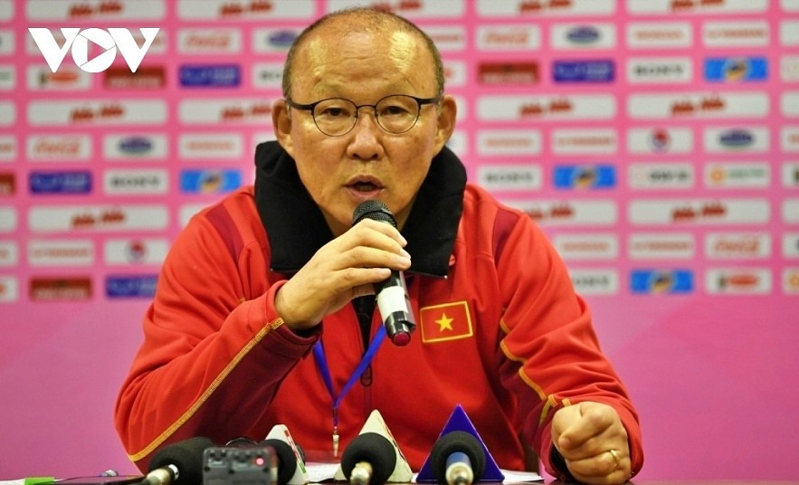 Park Hang-seo will no longer coach the national football team after the AFF 2022. Photo: VOV