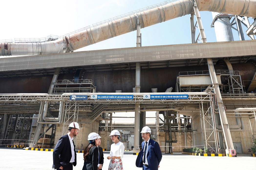  the Crown Princess of Denmark visited Xuan Thanh cement plant where Danish technology plays a crucial role in reducing energy usage. 
