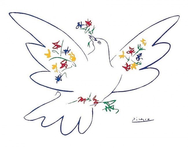 Picasso and His Famous Dove of Peace