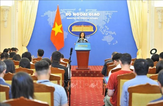 Spokeswoman Le Thi Thu Hang at the Foreign Ministry’s press briefing on November 3. Photo: VNA