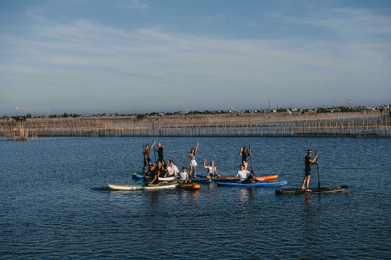 The beautiful scenery of Chuon lagoon. Photo: Vu Bao Khanh 