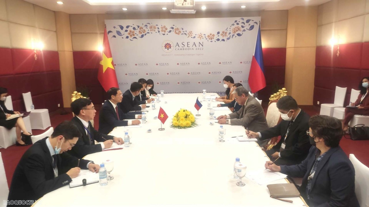 Vietnam-Philippines strategic partnership sound progress:Two Ministers expressed their delight at the progress made in the countries’ strategic partnership. Photo: WVR
