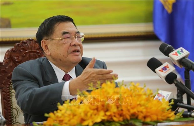 First Vice President of the Cambodian National Assembly Cheam Yeap. Photo: VNA