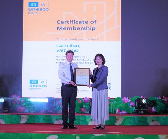 Cao Lanh Celebrates Membership in UNESCO Global Network of Learning Cities