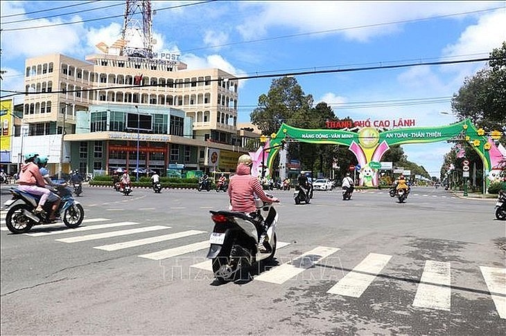 A corner of Cao Lanh city (Photo: VNA)